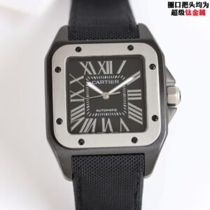 Cartier Santos‑100 Carbon AF3 Black Warrior