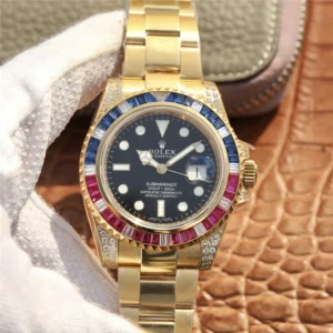 Rolex DIAMOND BLACK DIAL 40MM