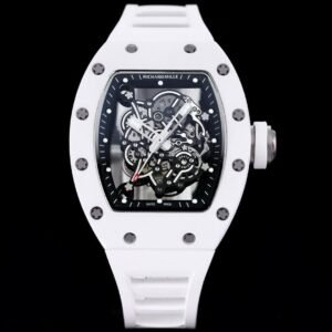 Richard Mille RM055 (White Ceramic / Black Ceramic / Carbon Fiber Version)