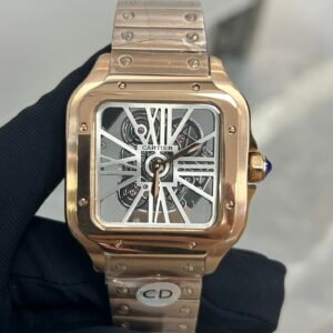 Cartier Santos de Cartier Men's Quartz Skeleton Watch