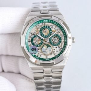 Vacheron Constantin Overseas 4300V Green Skeleton Perpetual Calendar Watch