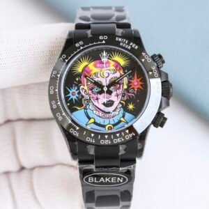 Rolex Daytona BLAKEN Limited Custom Retro Pixel‑Game Edition