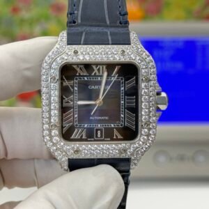 Cartier Santos de Cartier Full‑Diamond