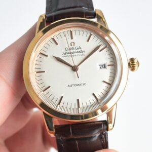 Omega Ultra‑Thin Diamond‑Set Automatic Watch