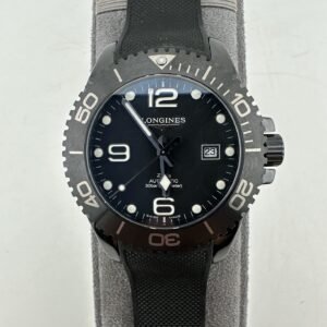 Longines HydroConquest Full‑Black Ceramic Watch