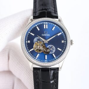 Omega Fully‑Set Diamond Men's Watch